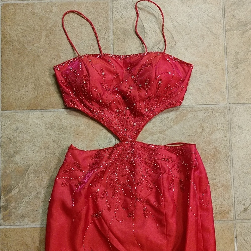 NWT Red Prom Evening Dress Size 8